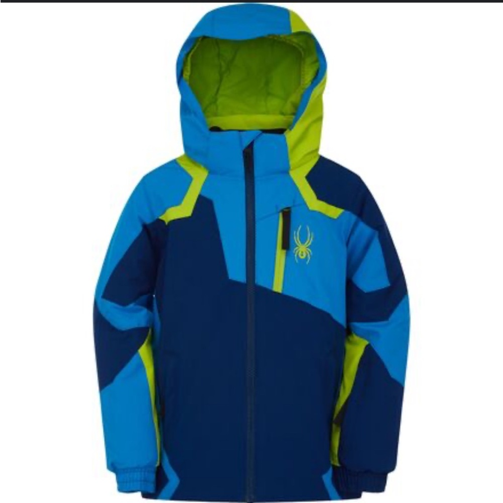 Spyder Vibrant Blue and Yellow Jacket